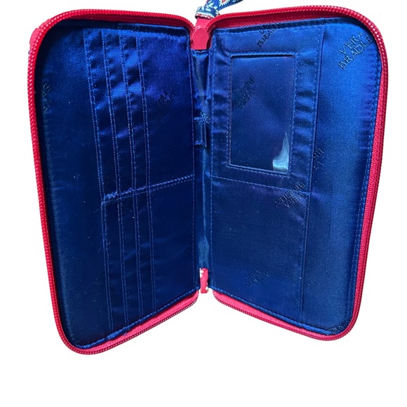 RETIRED Vera Bradley Americana Red wallet & Riveira Blue kiss lock photo album. - Picture 6 of 9
